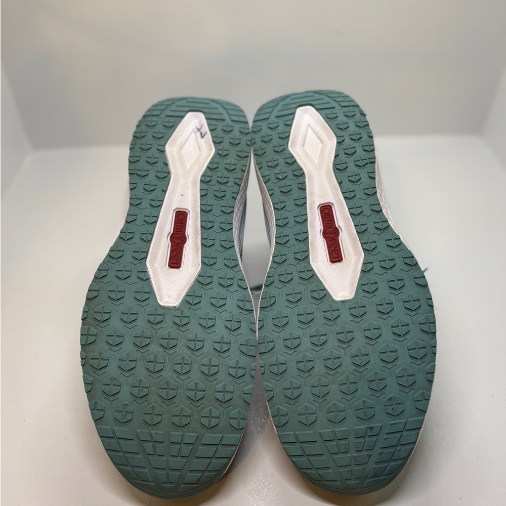 Orthofeet Women’s Size 12 Wide (D) Teal Walking Shoes Comfort Orthopedic Sneaker - Picture 8 of 12